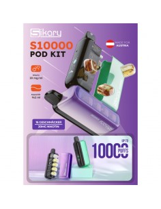 Sikary S10000 - Flavor Menükarte